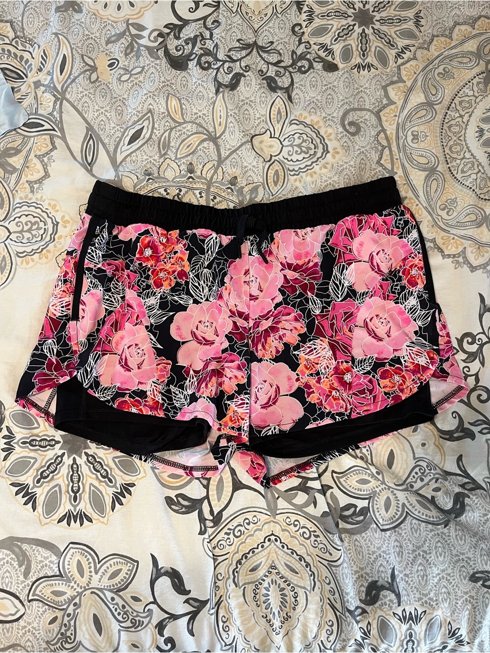 Danskin Floral Athletic Shorts - Size M